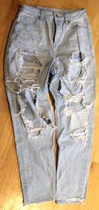Pantalones de mezclilla American Eagle para mujer talla 2, Next Level elásticos, tiro alto Jegging - Imagen 1 de 4