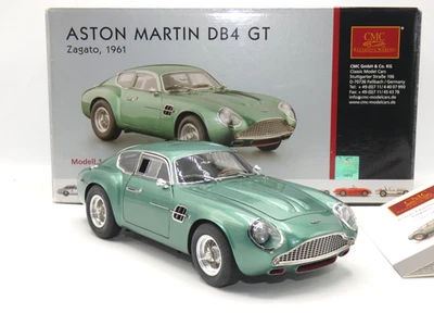 CMC 1/18  Auto Aston Martin DB4 GT Zagato Verde  1968 M-132  con scatola - Top ! - Immagine 1 di 4