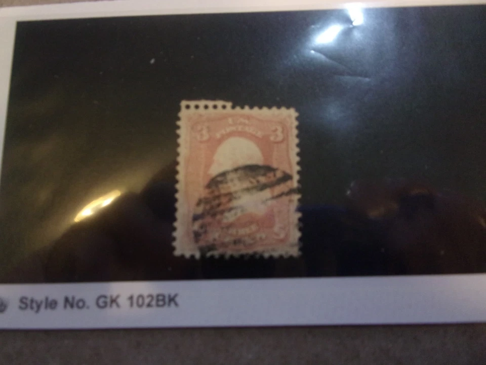 USA Used, 1861-62 Issue, 3 Cent Washington, Perforation 12, No Grill Scott #65 - Image 1 of 1