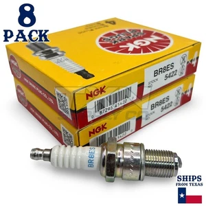 8 Pack NGK Standard Spark Plugs 5422 BR8ES 5422 BR8ES - Picture 1 of 3