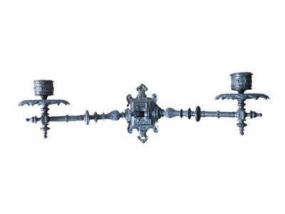 Aplique vela pared piano victoriano Foto 1 de 4