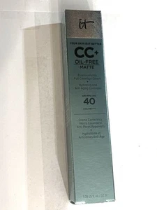 it Cosmetics CC RICH HONEY Oil-Free Matte SPF 40 Poreless Finish Full Coverage - Picture 1 of 4