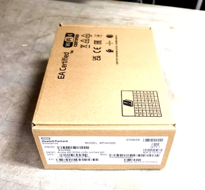 NEW Aruba APINH505 Dual-Band Hospitality Unified Access Point P/N: AP-505H- - Image 1 of 2