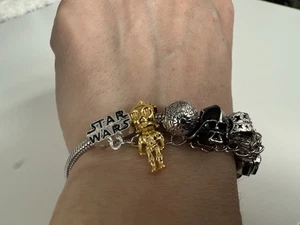 Star Wars Armband Pandora Style NEU Länge 19cm - Bild 1 von 17