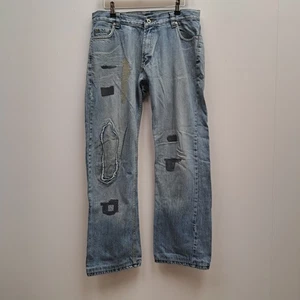Dolce & Gabbana Embroidered Blue Denim Jeans Cotton Size 34" Waist - Picture 1 of 9
