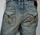 Affliction Men's Denim BLAKE CATHEDRAL FLEUR ILL Jeans - 110RS030 - Federation