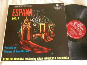 ARGENTA ATAULFO Spanien Vol. 5 Fantasie über Themen von Jose Serrano London 1693 LP - Bild 1 von 2