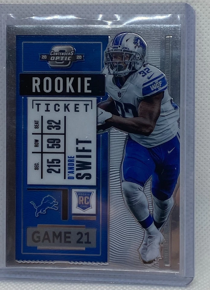 D'ANDRE SWIFT 2020 PANINI CONTENDERS OPTIC ROOKIE TICKET RC #70 - Image 1 of 1