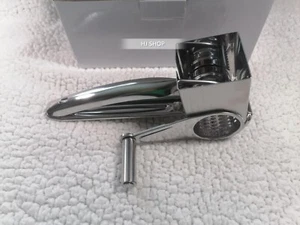 Stainless Steel Hand-Cranked Rotary Cheese Grater Ginger Shredder Kitchen Tool - Picture 1 of 8