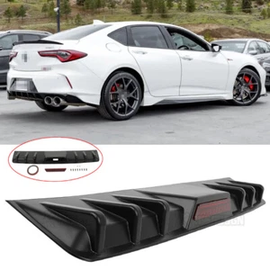 Difusor trasero parachoques alerón divisor labial para Acura TLX 2015-2025 aleta de tiburón - Imagen 1 de 12