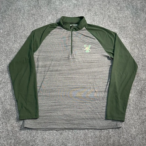 University of Vermont Catamount Sweatshirt Mens Medium Green Grey Levelwear Cover