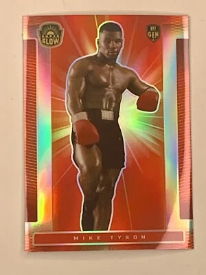 Mike Tyson 2021 Super Products Glow 1st Gen Red #2 Heavyweight Boxer HOF - Image 1 of 2