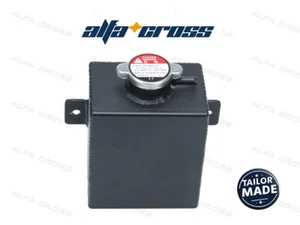 1.2L Universal Aluminum classic Mini Radiator Coolant Overflow Expansion Tank - Picture 1 of 8