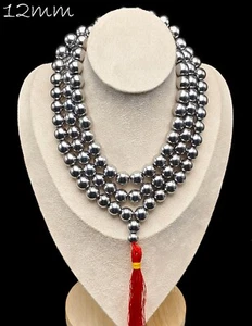 Holy Collection Leklai Silver Rosary Beads Necklace Mantra Thai Amulet CK174 - Picture 1 of 10