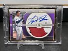 2021 Topps Definitive Miguel Cabrera Auto #6/10 Gold Framed Patch Card - Tigers