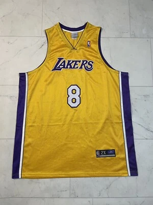 Camiseta Swingman Vintage Reebok Los Angeles Lakers Kobe Bryant 8 Dourada Masculina M - Imagem 1 de 4