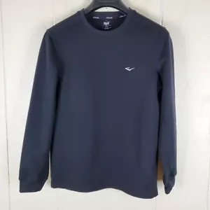 Everlast Shirt Mens Small Black Crew Neck Long Sleeve Thermal Stretch Pullover - Picture 1 of 17