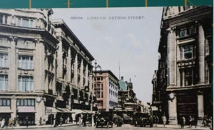 OLD POSTCARD LONDON OXFORD STREET - Picture 1 of 2