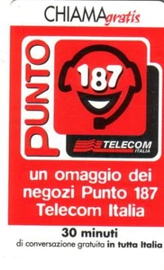 CHIAMAGRATIS - PUNTO 187. - NUOVA - OMAGGIO - VALIDITA DAL 26/09/2000 - Foto 1 di 1