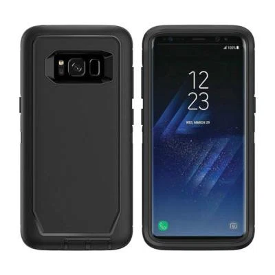 For Samsung Galaxy S8 / S8 Plus Case Shockproof Series Fits Defender Belt Clip - Image 1 of 4