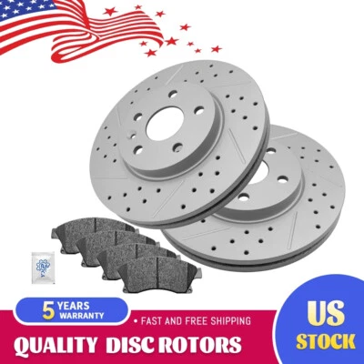 Kit de rotores de disco de freno delantero y pastillas de cerámica para Chevrolet Cruze Sonic 2011-2017 Foto 1 de 4