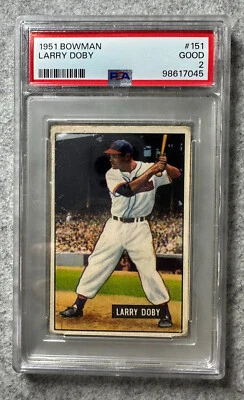 Larry Doby #151 1951 PSA 2 bueno - Guardianes Foto 1 de 2