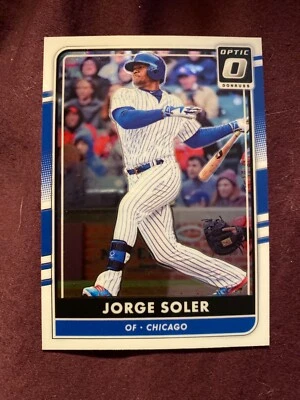 2016 Panini Donruss Optic #98 Cubs Jorge Soler Baseball Card - Image 1 of 2