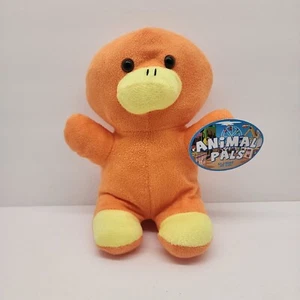 KellyToy Animal Pals By Kuddle Me Toys Orange & Yellow Duck Plush 10" - Picture 1 of 8