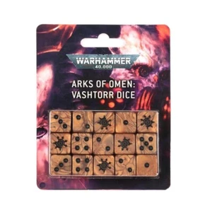 Games Workshop Warhammer 40.000 Archen des Omen: Vashtorr 15-teiliges Würfelset 43-31 - Bild 1 von 1