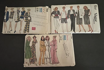 Vogue's Sewing Patterns 7529, 7921,8617 Sizes 8-12 - Image 1 of 2