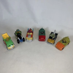 TMNT Teenage Mutant Ninja Turtles  Lot of 6 Mixed Viacom 2014 Cars Playmates - Picture 1 of 10