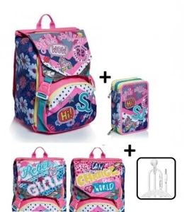SCHOOLPACK SEVEN SJ GANG pinky college Zaino sdoppiab.+ Astuccio 3zip + omaggio - Imagen 1 de 4
