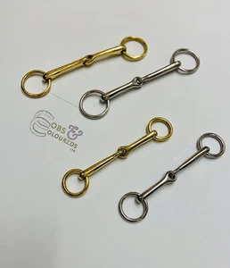 TINY LOOSE RING SNAFFLE BIT 3.25" 3.5" 3.75" OR 4"  *FREE POSTAGE* - Picture 1 of 3