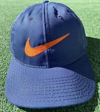 VTG 90’s Nike Embroidered Front & Back Swoosh Snapback Hat USA Made