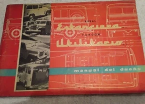 DE COLECCIÓN AÑOS 60 ANTIGUO RARO IKA INDUSTRIAS KAISER ARGENTINA ESTANCIERA MANUAL DEL PROPIETARIO - Imagen 1 de 5