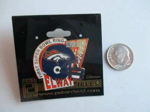 First SuperBowl Ring Elway (Bronco) Pin Cover
