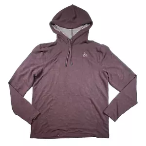 Sudadera con Capucha Gerry Para Hombre Ligera Manga Larga Talla Mediana Granate Suave Rayón Poli - Imagen 1 de 6