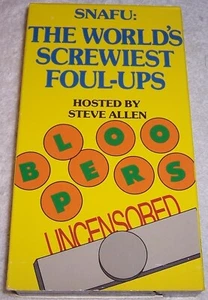 SNAFU: The World's Screwiest Foul-Ups VHS Video Steve Allen - Picture 1 of 2