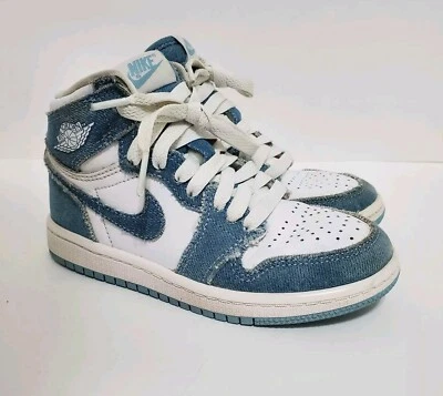 🔥Jordan 1 Zapatillas altas OG "Denim" para niños pequeños CU0449-104 - TALLA 12 C Foto 1 de 4