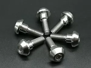 M6x20mm Titanium Ti Disc Freno Pernos del rotor Apto para motocicleta - Imagen 1 de 3