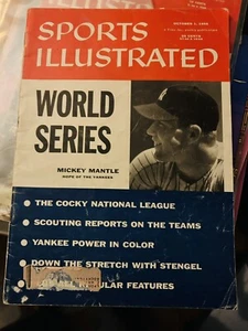 1. Oktober 1956 Sports Illustrated World Series Issue Mickey Mantle Cover - Bild 1 von 3