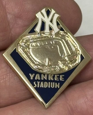 New York Yankees Pin MLB Hat Lapel Pin Yankee Stadium Diamond raise the Lord - Image 1 of 3