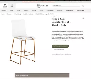 Gabby Counter Height Stool barstool SCH- 151140 - Picture 1 of 7