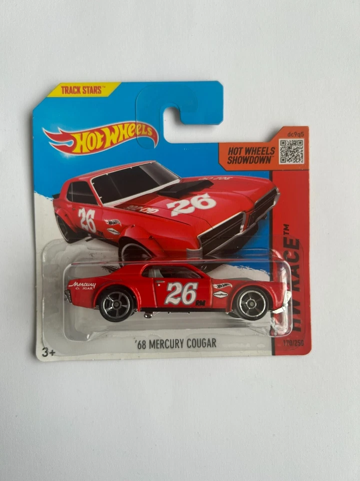 Hot Wheels '68 Mercury Cougar HW Race: Track Aces	(2014) BFG65 170/250 Sealed - Image 1 of 4