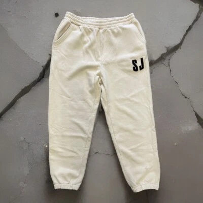 Pantalones deportivos de colección Sean John con cordón para hombre talla 2XL, mezcla de algodón crema🔥🔥 Foto 1 de 4