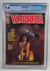 Warren Magazine 1975 Vampirella #46 CGC 9.0 Ken Kellly Cover Budd Lewis - Bild 1 von 8