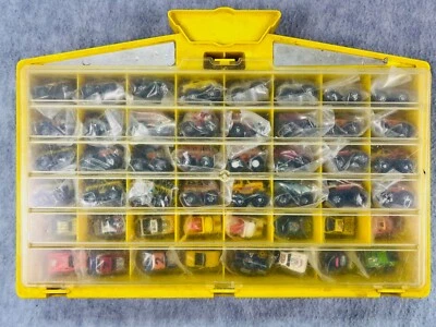 🔥🔥Vintage Galoob Micro Machines 1989Yellow Display Case Lot Of 48 Cars 🔥🔥 - Image 1 of 4