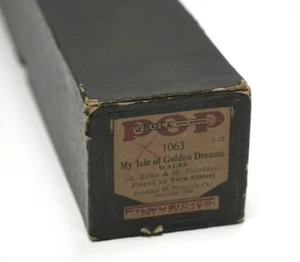 Filmusic Co Pop Piano Roll 1063 My Isle Of Golden Dreams Valzer Vern Elliott 1920 - Foto 1 di 20