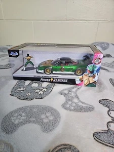 Green Power Ranger 2002 Honda NSX Type-R Japan Spec w Figure &Jada Car  1:24 NEW - Picture 1 of 9