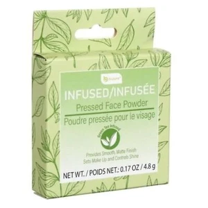 B·Pure Green Tea Infused Pressed Face Powder Matte Finish Sets Makeup 0.17 oz - Picture 1 of 6